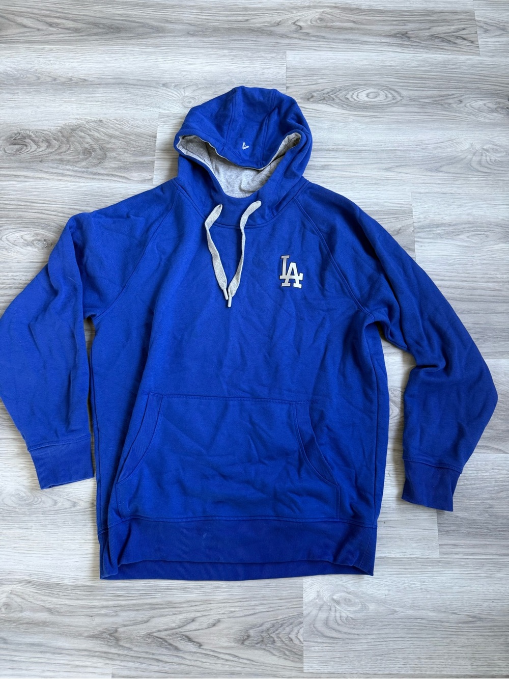Antigua Los Angeles Dodgers Royal Blue Pullover Hoodie